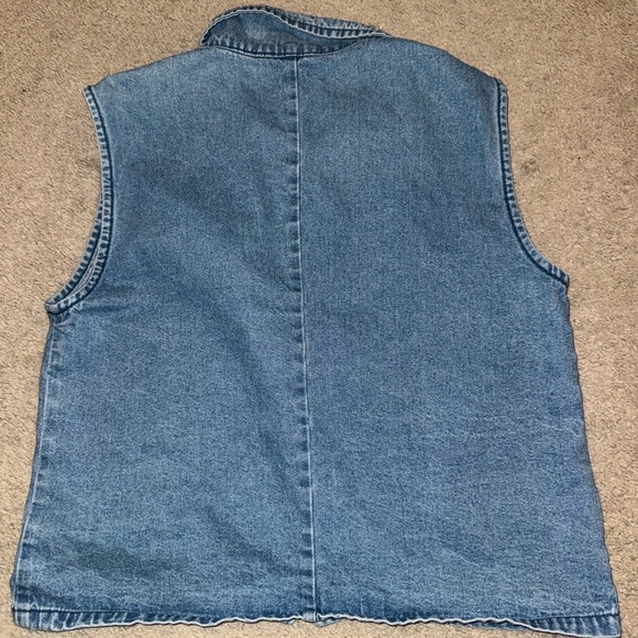Ruff Hewn Vintage Denim Zip-Up Vest - Picture 3 of 3
